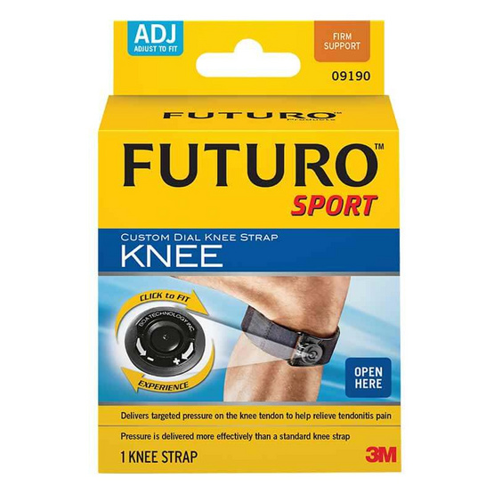 Futuro ผ้ายืดพยุงใต้หัวเข่า แบบสปอร์ต รุ่นหมุนปรับ Futuro ผ้ายืดพยุงใต้หัวเข่า แบบสปอร์ต รุ่นหมุนปรับ