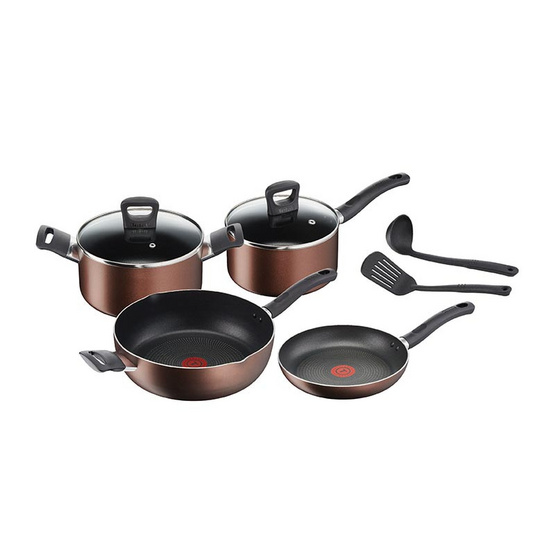 Tefal ชุดเครื่องครัว Super Cook Plus Set 8 Tefal ชุดเครื่องครัว Super Cook Plus Set 8