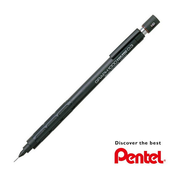 Pentel ดินสอกดเขียนแบบ GRAPH 1000 ด้ามสีดำ Pentel ดินสอกดเขียนแบบ GRAPH 1000 ด้ามสีดำ