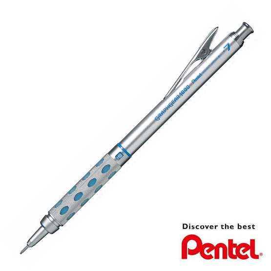Pentel ดินสอเขียนแบบ GRAPHGEAR 1000 ด้ามสีฟ้า 0.7 มม. Pentel ดินสอเขียนแบบ GRAPHGEAR 1000 ด้ามสีฟ้า 0.7 มม.