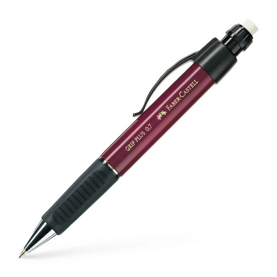 Faber-Castell ชุดดินสอกดพร้อมไส้ รุ่น GRIP PLUS 0.7 มม. คละสี Faber-Castell ชุดดินสอกดพร้อมไส้ รุ่น GRIP PLUS 0.7 มม. คละสี