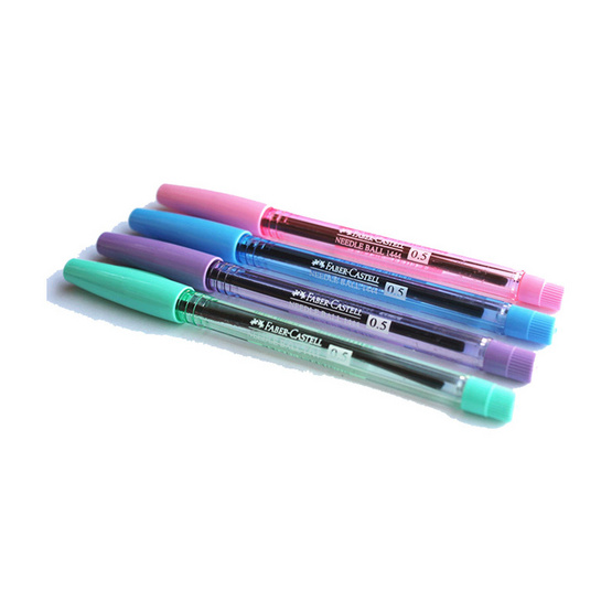 Faber-Castell ปากกาลูกลื่น 1444 คละสี 0.5 มม. (แพ็ค 10 ด้าม) Faber-Castell ปากกาลูกลื่น 1444 คละสี 0.5 มม. (แพ็ค 10 ด้าม)