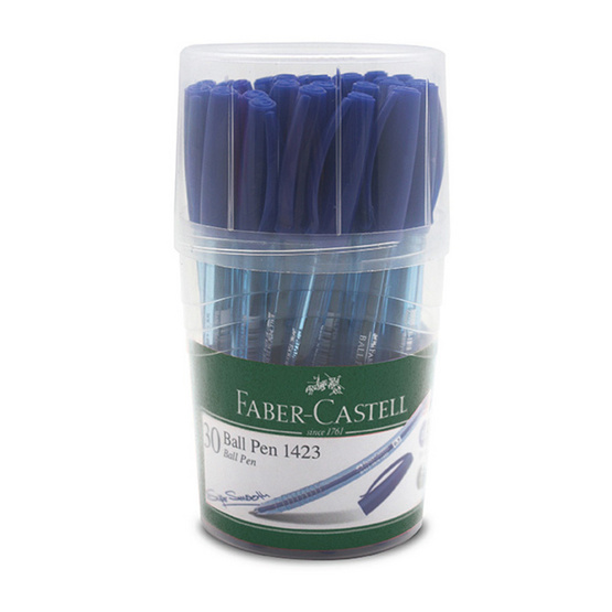 Faber-Castell ปากกาลูกลื่น 1423 ด้ามสีน้ำเงิน 0.5 มม. (30 ด้าม) Faber-Castell ปากกาลูกลื่น 1423 ด้ามสีน้ำเงิน 0.5 มม. (30 ด้าม)