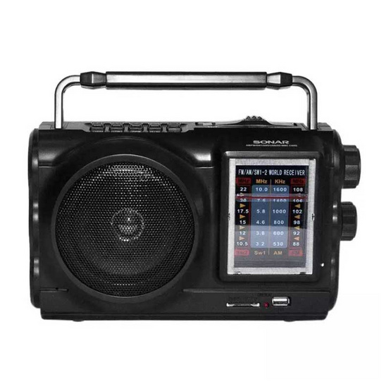 SONAR วิทยุ รุ่น HHL-331 สีดำ SONAR วิทยุ รุ่น HHL-331 สีดำ