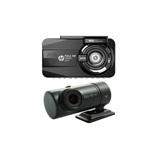 HP กล้องติดรถยนต์ ด้านหน้า-หลัง รุ่น F870X + RC3 Full HD 1080P HP กล้องติดรถยนต์ ด้านหน้า-หลัง รุ่น F870X + RC3 Full HD 1080P