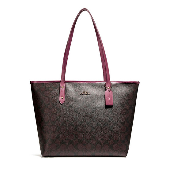 กระเป๋า COACH F58292 CITY ZIP TOTE IN SIGNATURE กระเป๋า COACH F58292 CITY ZIP TOTE IN SIGNATURE
