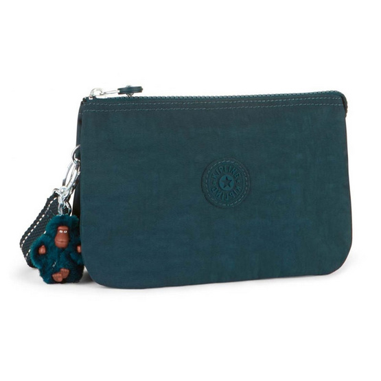 กระเป๋าคล้องมือ Kipling Creativity XL - Deep Emerald C กระเป๋าคล้องมือ Kipling Creativity XL - Deep Emerald C