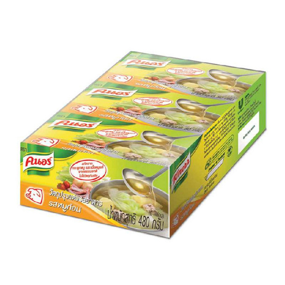 คนอร์ ซุปรสหมูก้อน 80 กรัม (แพ็ค 6) คนอร์ ซุปรสหมูก้อน 80 กรัม (แพ็ค 6)