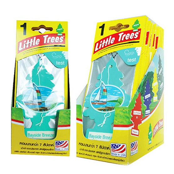 Little Tree แผ่นน้ำหอม แบบแพ็ค (12 ชิ้น/1 แพ็ค) Little Tree แผ่นน้ำหอม แบบแพ็ค (12 ชิ้น/1 แพ็ค)