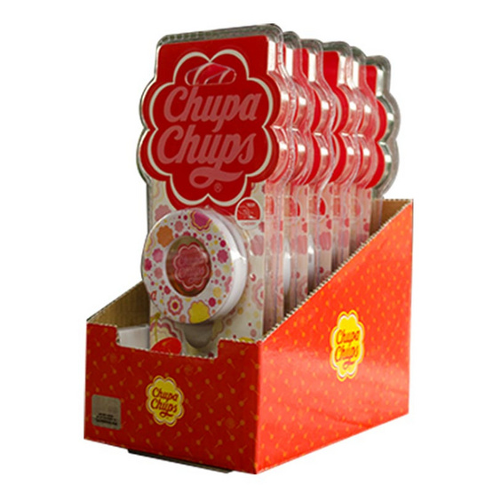 Chupa Chups น้ำหอมปรับอากาศช่องแอร์กลมติดรถยนต์ แบบแพ็ค (6 ชิ้น/1 แพ็ค) Chupa Chups น้ำหอมปรับอากาศช่องแอร์กลมติดรถยนต์ แบบแพ็ค (6 ชิ้น/1 แพ็ค)