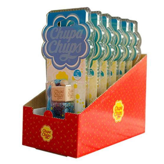 Chupa Chups น้ำหอมปรับอากาศอโรมาแขวนกระจกหน้ารถยนต์ แบบแพ็ค (6 ชิ้น/1 แพ็ค) Chupa Chups น้ำหอมปรับอากาศอโรมาแขวนกระจกหน้ารถยนต์ แบบแพ็ค (6 ชิ้น/1 แพ็ค)