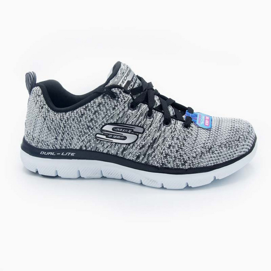SKECHERS รองเท้าผู้หญิง รุ่น FLEX APPEAL 2.0 HIGH ENERGY 12756 / WBK SKECHERS รองเท้าผู้หญิง รุ่น FLEX APPEAL 2.0 HIGH ENERGY 12756 / WBK
