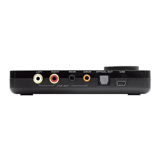 Creative Sound Blaster X-FI Surround 5.1 Pro External Creative Sound Blaster X-FI Surround 5.1 Pro External