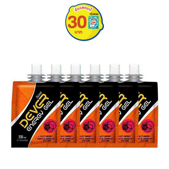 DEVER Energy gel ดีเวอร์ เครื่องดื่มแบบเจล รสลิ้นจี่ 100 มล. (รวม 6 ซอง) DEVER Energy gel ดีเวอร์ เครื่องดื่มแบบเจล รสลิ้นจี่ 100 มล. (รวม 6 ซอง)