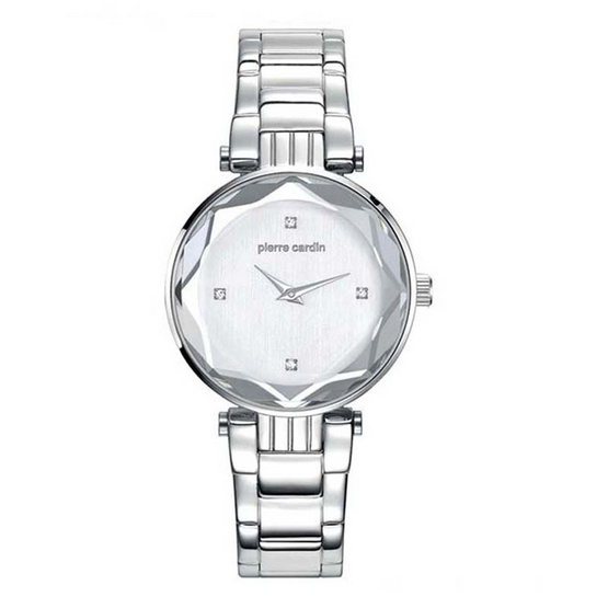 Pierre Cardin นาฬิกาข้อมือ รุ่น PC107902F04 สีเงิน Pierre Cardin นาฬิกาข้อมือ รุ่น PC107902F04 สีเงิน