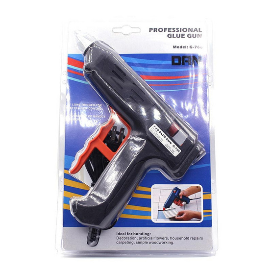 CIT ปืนยิงกาวไฟฟ้า PYLOX G766 (80W) สีดำ พร้อมไส้กาว 2 แท่ง CIT ปืนยิงกาวไฟฟ้า PYLOX G766 (80W) สีดำ พร้อมไส้กาว 2 แท่ง