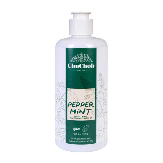 Chuchob Herbal Shampoo for dry hair Pepmint 290 ml Chuchob Herbal Shampoo for dry hair Pepmint 290 ml