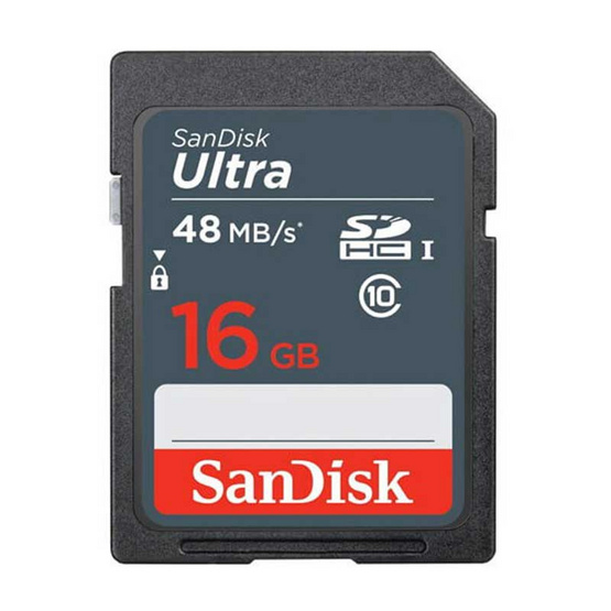 SanDisk Ultra SD Card 16GB Speed 48 MBs | ShopAt24.com