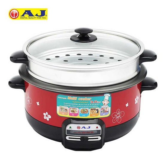 AJ กะทะไฟฟ้า รุ่น EP-002 1,300W 3 ลิตร AJ กะทะไฟฟ้า รุ่น EP-002 1,300W 3 ลิตร