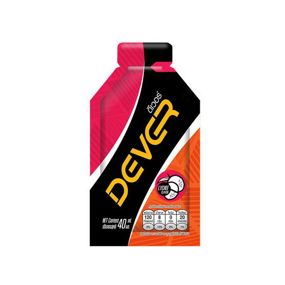 DEVER Energy gel set ดีเวอร์ เครื่องดื่มแบบเจล รวมรส 40 มล. (รวม 6 ซอง) DEVER Energy gel set ดีเวอร์ เครื่องดื่มแบบเจล รวมรส 40 มล. (รวม 6 ซอง)