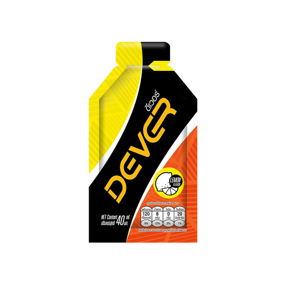DEVER Energy gel set ดีเวอร์ เครื่องดื่มแบบเจล รวมรส 40 มล. (รวม 6 ซอง) DEVER Energy gel set ดีเวอร์ เครื่องดื่มแบบเจล รวมรส 40 มล. (รวม 6 ซอง)
