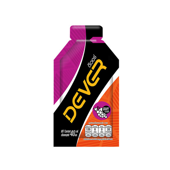 DEVER Energy gel set ดีเวอร์ เครื่องดื่มแบบเจล รวมรส 40 มล. (รวม 6 ซอง) DEVER Energy gel set ดีเวอร์ เครื่องดื่มแบบเจล รวมรส 40 มล. (รวม 6 ซอง)