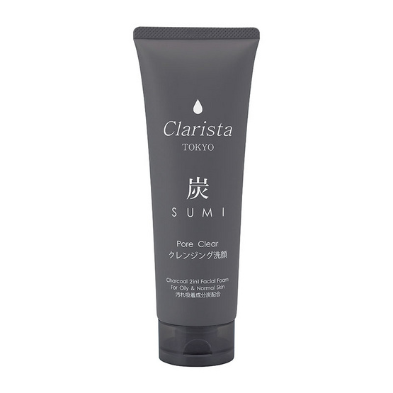 CLARISTA TOKYO CHARCOAL 2IN1 FACIAL FOAM 160 G CLARISTA TOKYO CHARCOAL 2IN1 FACIAL FOAM 160 G