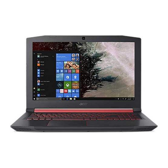 Acer Notebook Nitro AN515-52-58KD i5-8300H 8G 1T V4G W10 3Y Shale Black Acer Notebook Nitro AN515-52-58KD i5-8300H 8G 1T V4G W10 3Y Shale Black