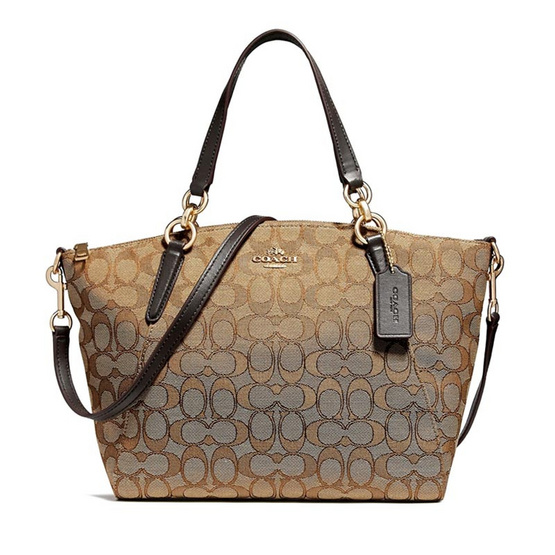 กระเป๋า COACH F27582 SMALL KELSEY SATCHEL IN SIGNATURE JACQUARD กระเป๋า COACH F27582 SMALL KELSEY SATCHEL IN SIGNATURE JACQUARD