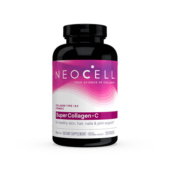 Neocell ผลิตภัณฑ์เสริมอาหาร นีโอเซลล์ คอลลาเจน รุ่นพลัส ซี บรรจุ 250 แคปซูล แพ็ค 2 กระปุก Neocell ผลิตภัณฑ์เสริมอาหาร นีโอเซลล์ คอลลาเจน รุ่นพลัส ซี บรรจุ 250 แคปซูล แพ็ค 2 กระปุก