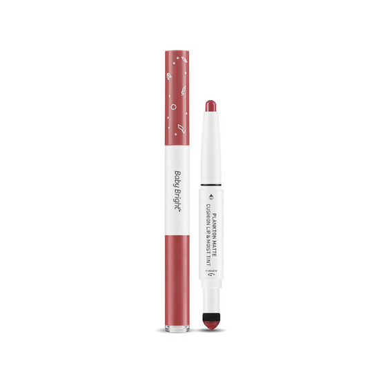 Baby Bright Plankton Matte Cushion Lip and Moist Tint 0.7 + 0.9 g 03 Pink Seaweed Baby Bright Plankton Matte Cushion Lip and Moist Tint 0.7 + 0.9 g 03 Pink Seaweed