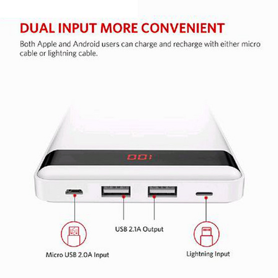 Yoobao PowerBank รุ่น P30L LCD 30000mAh Yoobao PowerBank รุ่น P30L LCD 30000mAh
