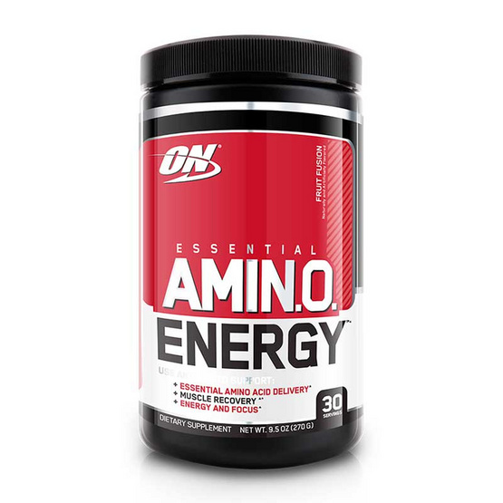 ON Optimum ผลิตภัณฑ์เสริมอาหาร Amino Energy บรรจุ 270 กรัม ทานได้ 30 ครั้ง รสผลไม้รวม ON Optimum ผลิตภัณฑ์เสริมอาหาร Amino Energy บรรจุ 270 กรัม ทานได้ 30 ครั้ง รสผลไม้รวม