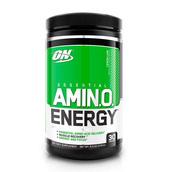 ON Optimum ผลิตภัณฑ์เสริมอาหาร Amino Energy บรรจุ 270 กรัม ทานได้ 30 ครั้ง รสเลมอน ON Optimum ผลิตภัณฑ์เสริมอาหาร Amino Energy บรรจุ 270 กรัม ทานได้ 30 ครั้ง รสเลมอน