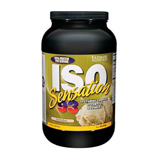 Ultimate ISO sensation 93 Whey Protein เวย์โปรตีน ขนาด 2 lbs รสวนิลา Ultimate ISO sensation 93 Whey Protein เวย์โปรตีน ขนาด 2 lbs รสวนิลา