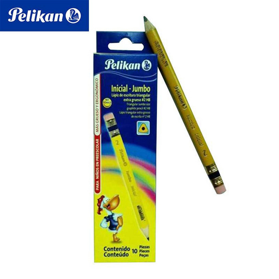 Pelikan ดินสอ HB ด้ามสามเหลี่ยม (1 กล่อง บรรจุ 10 แท่ง) Pelikan ดินสอ HB ด้ามสามเหลี่ยม (1 กล่อง บรรจุ 10 แท่ง)