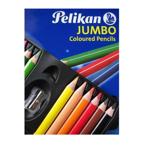 Pelikan ดินสอสีไม้ ด้ามสามเหลี่ยม ขนาดจัมโบ้ 12 สี Pelikan ดินสอสีไม้ ด้ามสามเหลี่ยม ขนาดจัมโบ้ 12 สี