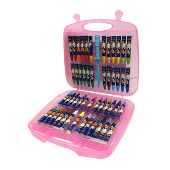 Pelikan สีชอล์คน้ำมัน แท่งหกเหลี่ยม 48 สี (แถมสีสะท้อนแสง 2 สี + กล่องหิ้ว) Pelikan สีชอล์คน้ำมัน แท่งหกเหลี่ยม 48 สี (แถมสีสะท้อนแสง 2 สี + กล่องหิ้ว)