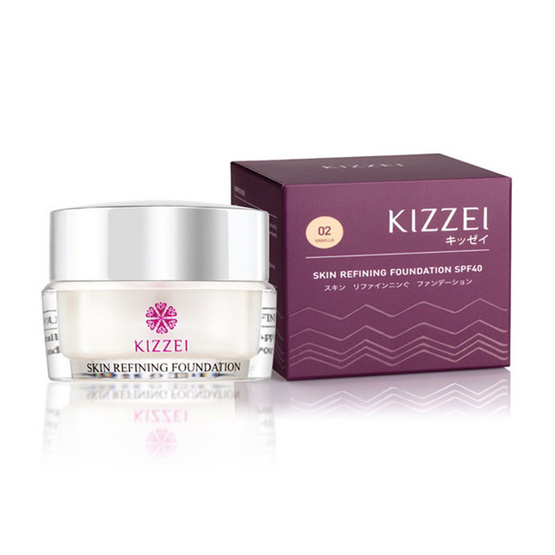 Kizzei รองพื้น Skin Refining Treatment 5 กรัม เบอร์ 02 Kizzei รองพื้น Skin Refining Treatment 5 กรัม เบอร์ 02