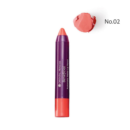 Oriental Princess Beneficial Automatic Matte Lip Pencil No.02 Oriental Princess Beneficial Automatic Matte Lip Pencil No.02