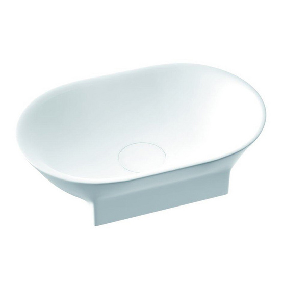 Kudos อ่างล้างหน้า Solid Surface (จากยุโรป) LIVA 500 Gloss White Kudos อ่างล้างหน้า Solid Surface (จากยุโรป) LIVA 500 Gloss White