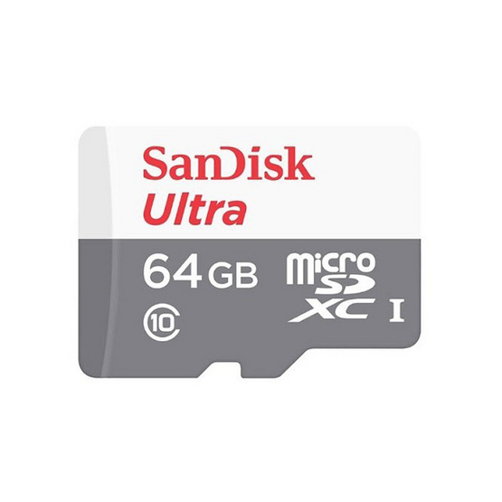 SanDisk เมมโมรี่ MicroSD Card Ultra Class 10 64GB SanDisk เมมโมรี่ MicroSD Card Ultra Class 10 64GB