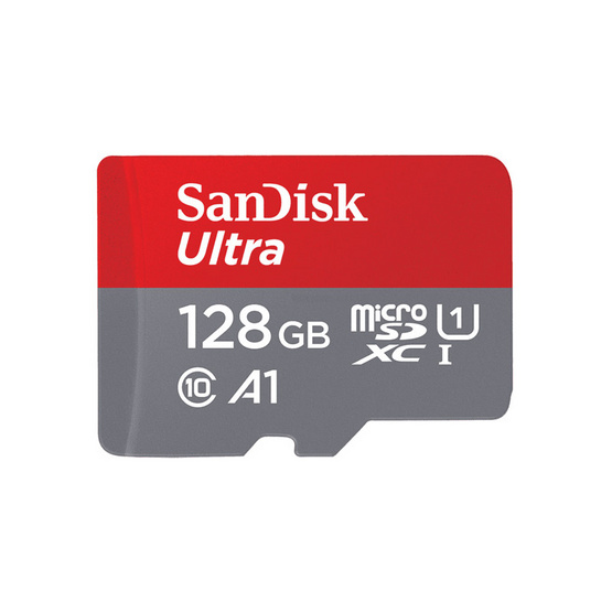 SanDisk เมมโมรี่ MicroSD Card A1 128GB SanDisk เมมโมรี่ MicroSD Card A1 128GB