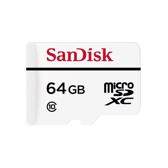 SanDisk เมมโมรี่ MicroSD Card 64GB สำหรับกล้องวงจรปิด SanDisk เมมโมรี่ MicroSD Card 64GB สำหรับกล้องวงจรปิด