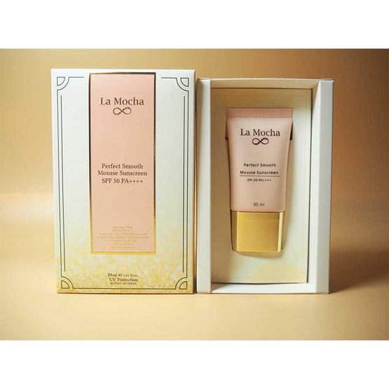 La Mocha Perfect Smooth Mousse Sunscreen SPF50 PA++++ 30 ml La Mocha Perfect Smooth Mousse Sunscreen SPF50 PA++++ 30 ml