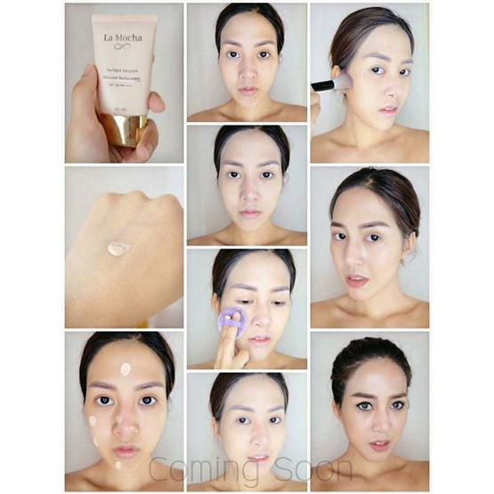 La Mocha Perfect Smooth Mousse Sunscreen SPF50 PA++++ 30 ml La Mocha Perfect Smooth Mousse Sunscreen SPF50 PA++++ 30 ml