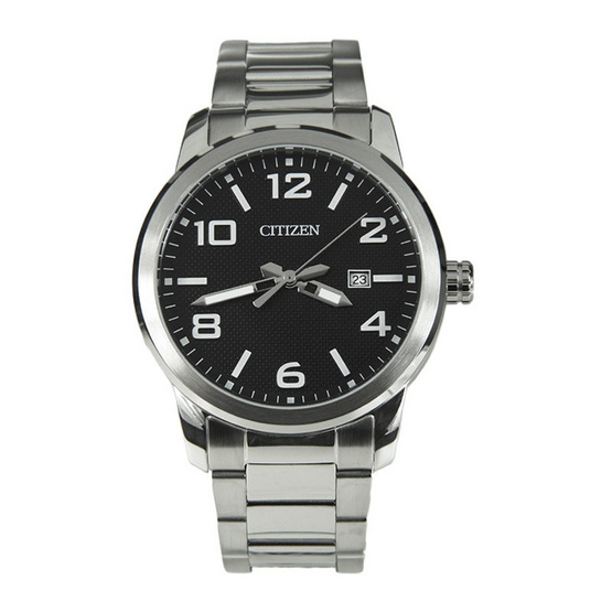 CITIZEN นาฬิกาข้อมือผู้ชาย สายสเตนเลส รุ่น BI1020-57E CITIZEN นาฬิกาข้อมือผู้ชาย สายสเตนเลส รุ่น BI1020-57E