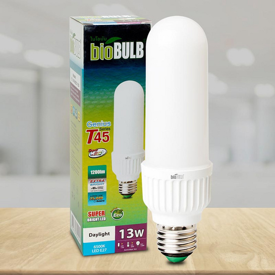 Bio Bulb LED1U T45 ขั้ว E27-13 วัตต์ แสงเดย์ไลท์ Bio Bulb LED1U T45 ขั้ว E27-13 วัตต์ แสงเดย์ไลท์