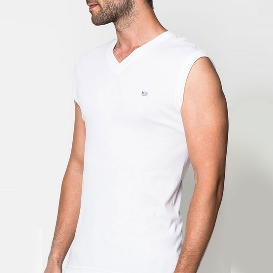 GUY LAROCHE เสื้อยืด COTTON 100% JVS2423 สีขาว GUY LAROCHE เสื้อยืด COTTON 100% JVS2423 สีขาว