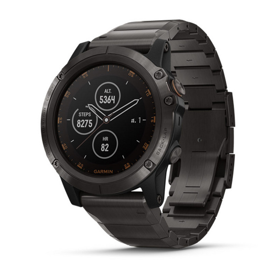 Garmin นาฬิกาอัจฉริยะ Fenix 5X Plus Garmin นาฬิกาอัจฉริยะ Fenix 5X Plus